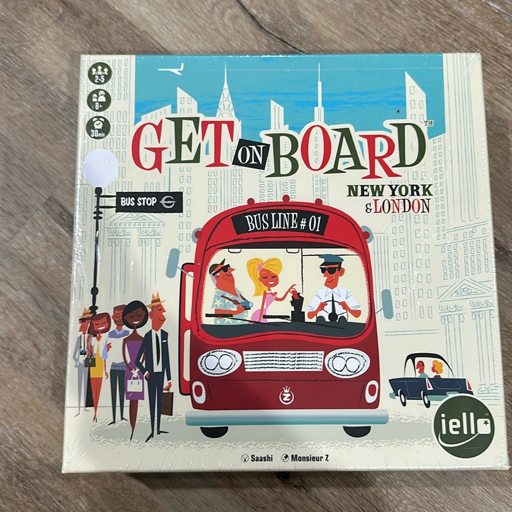 NWT get on board New York and London game